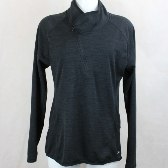 Champion Tops - 🙈 Champion Black Duo Dry 1/4 Zip Running Top